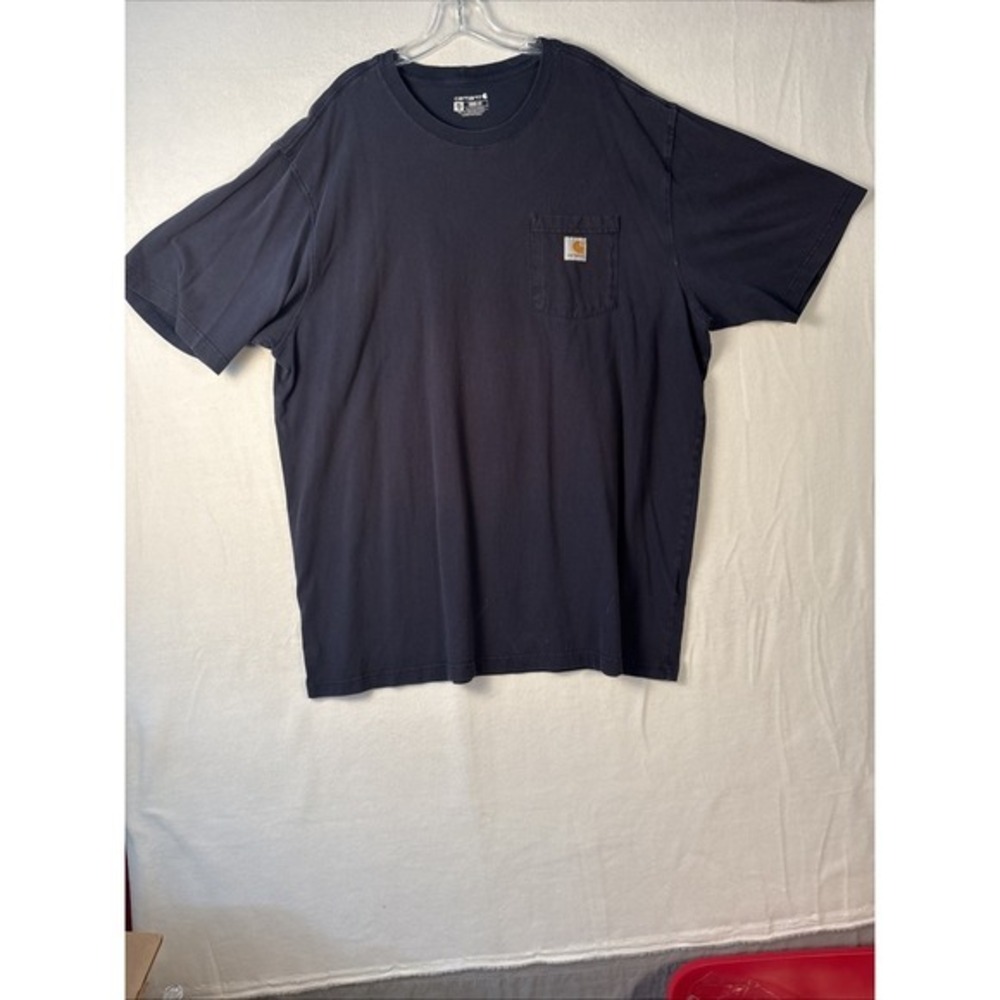 Carhartt Loose-Fit Short-Sleeve Pocket T-Shirt XXL 2XL Blue K1199